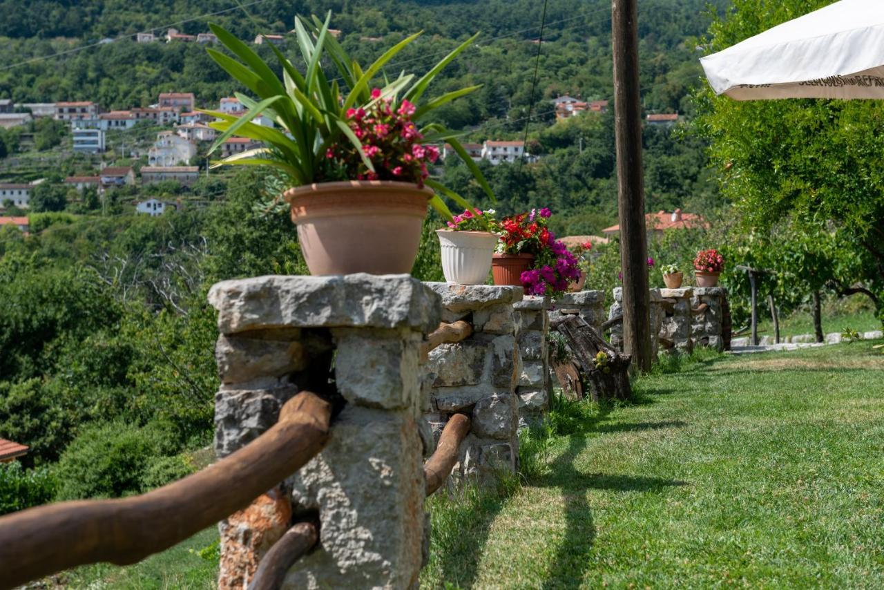 Sea View Apartment With Garden Near Opatija Veprinac Екстер'єр фото
