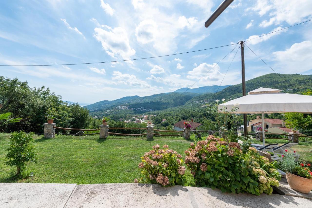 Sea View Apartment With Garden Near Opatija Veprinac Екстер'єр фото